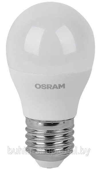 Лампа светодиодная ШАР E27 7Вт 230В 4000К/840, OSRAM, арт.579835