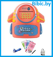 Сейф - копилка рюкзак с купюроприемником игрушечный, детская электронная копилка для детей банкомат игрушка