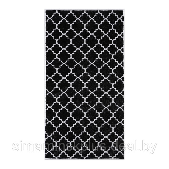 Полотенце махровое Этель "Ornament" чёрный, 70х130 см, 100% хлопок, 420 гр/м2 - фото 2 - id-p202029501