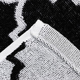 Полотенце махровое Этель "Ornament" чёрный, 70х130 см, 100% хлопок, 420 гр/м2, фото 4