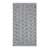 Полотенце махровое Этель "Ornament" белое на чёрном, 70х130 см, 100% хлопок, 420 гр/м2, фото 2