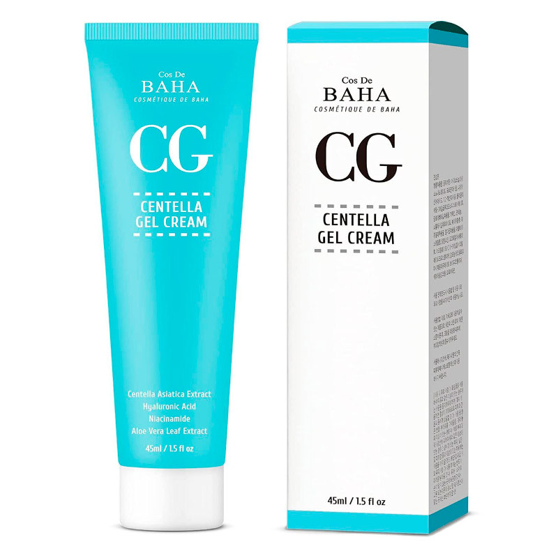 Восстанавливающий гель-крем с центеллой Cos De BAHA Centella Gel Cream 45мл