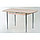 Комплект «Вегас NEW», стол 1100(1450) × 700 × 750 мм, 4 стула, цвет дуб молочный, фото 2