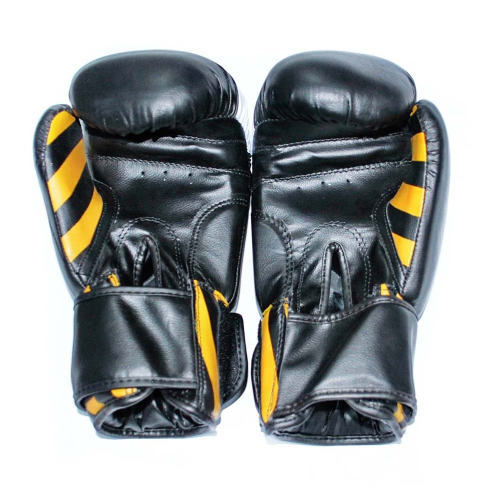 Перчатки боксёрские ZEZ sport черные 8 унций , Fighter-8-OZ - фото 2 - id-p202032233