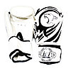 Перчатки боксёрские ZEZ sport  черные 8 унций , Tiger-8-OZ, фото 2
