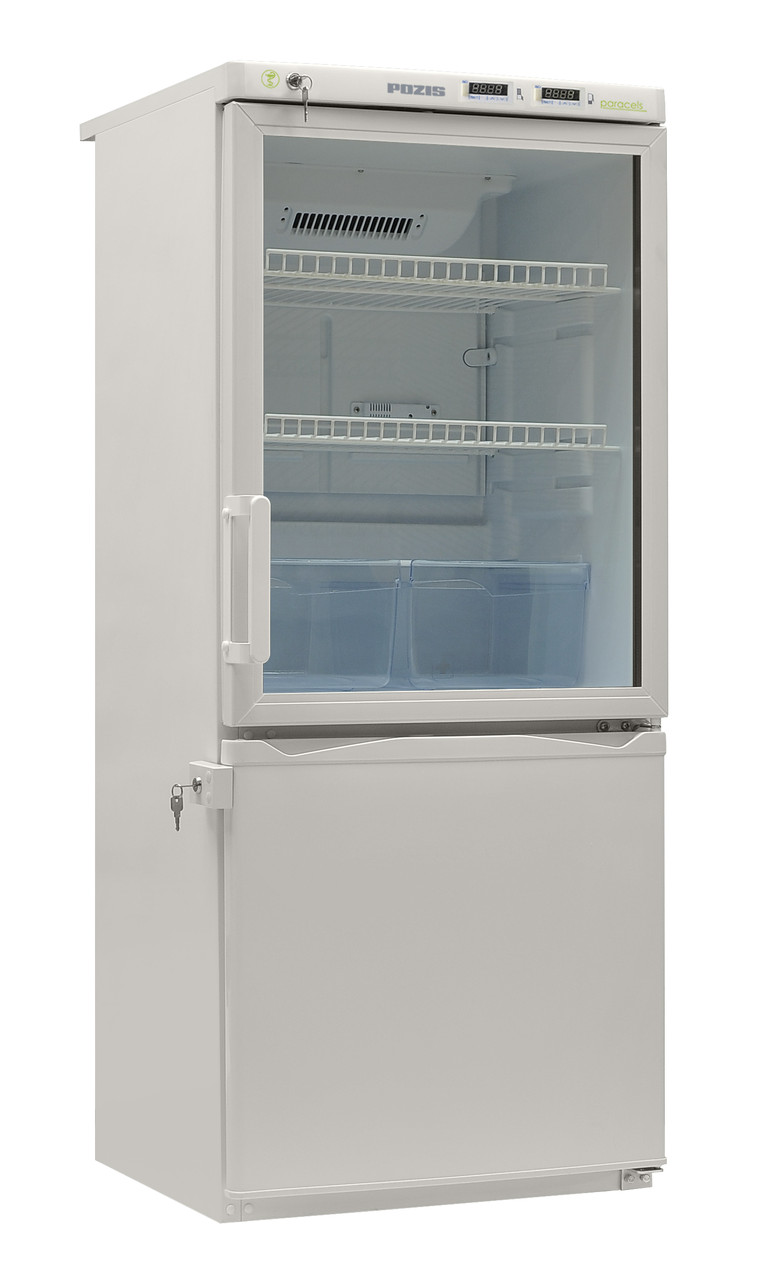 Холодильник комбинированный лабораторный POZIS ХЛ-250-1 тонированное стекло