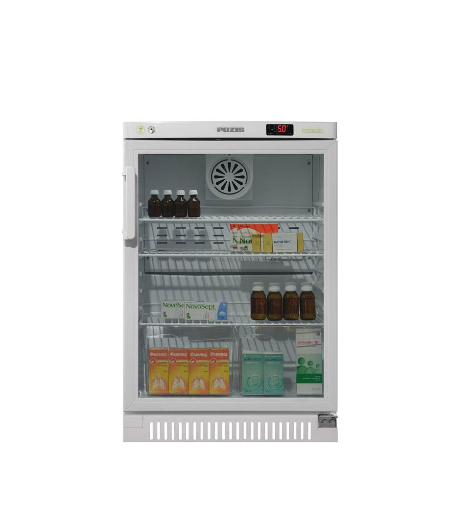 Холодильник фармацевтический POZIS ХФ-140-1 прозрачное стекло - фото 1 - id-p202032309
