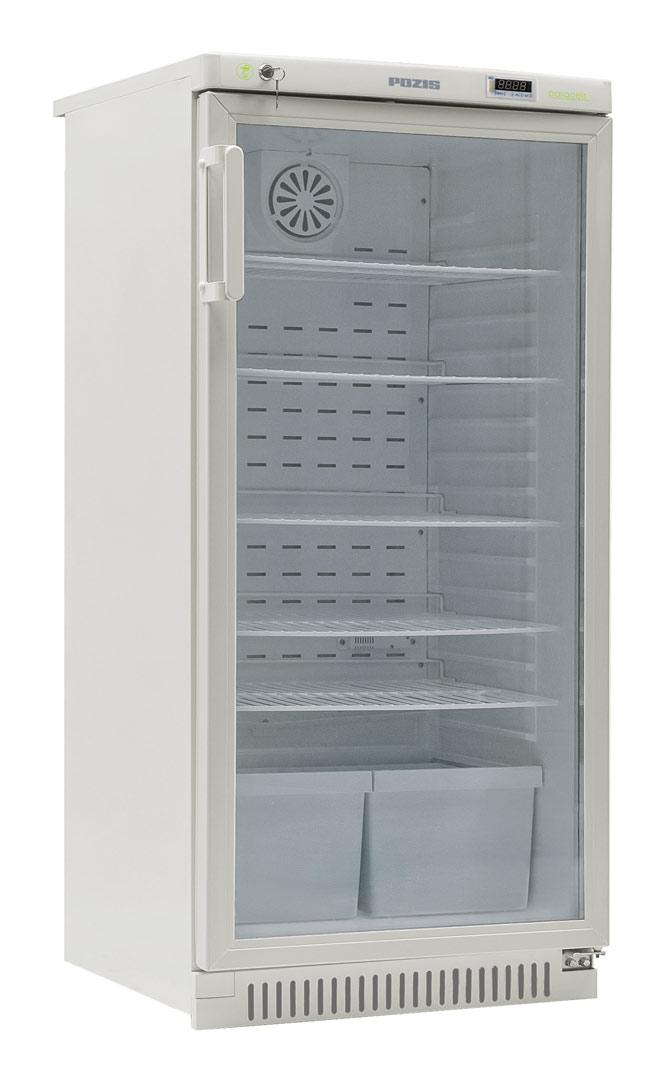 Холодильник фармацевтический POZIS ХФ-250-5 прозрачное стекло - фото 1 - id-p202032318