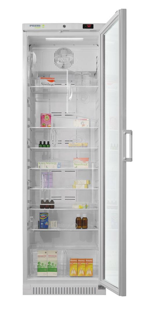 Холодильник фармацевтический POZIS ХФ-400-3 прозрачное стекло - фото 1 - id-p202032321