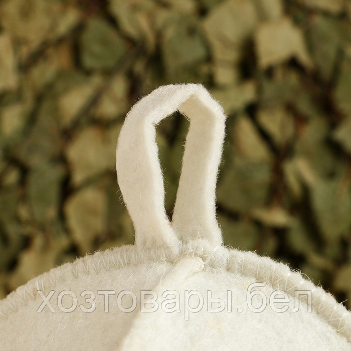 Набор для бани "3 в 1" шапка, коврик, рукавица - фото 7 - id-p202032459