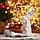 Мягкая игрушка "Дед Мороз в шапочке с кружочками-длинные ножки" 15х45 см, серебристо-белый, фото 2