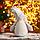 Мягкая игрушка "Дед Мороз в шапочке с кружочками-длинные ножки" 15х45 см, серебристо-белый, фото 3