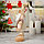 Мягкая игрушка "Дед Мороз в пайетках" стоит, 15х41 см (в сложенном виде 30 см), коричневый, фото 3