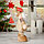 Мягкая игрушка "Дед Мороз в пайетках" стоит, 15х41 см (в сложенном виде 30 см), коричневый, фото 5