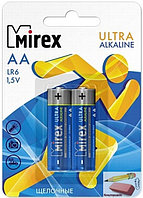 Батарейка Mirex Ultra Alkaline LR6 AA 1,5V, блистер 2 штуки, цена за 1 штуку