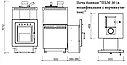 Печь для бани Мета-Бел ПБМ 20 В с вермикулитом в Гомеле, фото 4