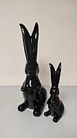 Кролики сувенир,гипс, 6*18 см (№11) черный