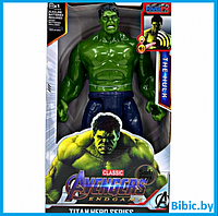 Игрушка фигурка Халк герои из фильма Мстители Avengers, интерактивная свет звук на батарейках