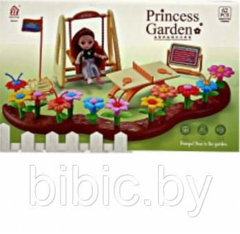 Детский игровой набор кукла конструктор для девочек с аксессуарами, большие детали Princess Garden - фото 4 - id-p202050534