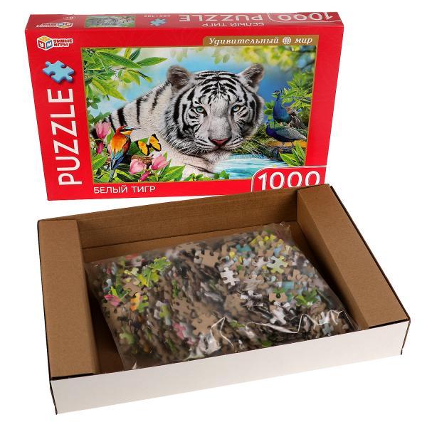 Пазлы классические в коробке «Белый тигр» - фото 3 - id-p202050556