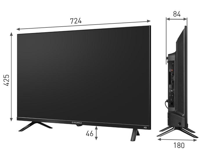 Телевизор MAUNFELD MLT32HSD02 LED 32 дюйма HD Dolby Digital - фото 3 - id-p202050805