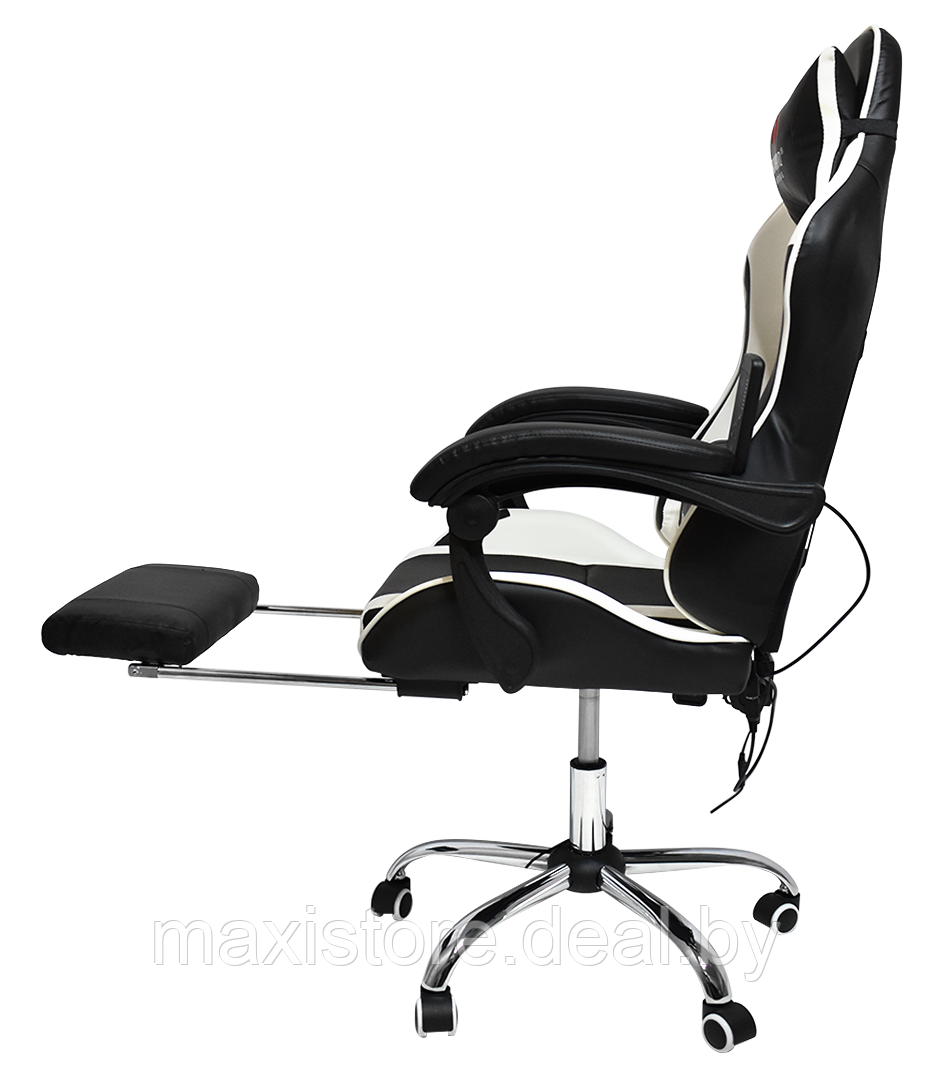 Вибромассажное кресло Calviano AVANTI ULTIMATO Black/White - фото 3 - id-p202052151