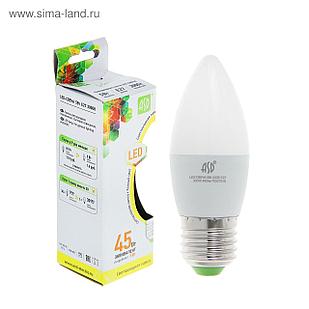 Лампа светодиодная LED-СВЕЧА-standard 5Вт 230В Е27 3000К 450Лм ASD