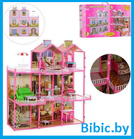 Домик для кукол, игровой кукольный набор для девочек DOLL HOUSE, игрушечный дом куклы Барби Barbie 6992