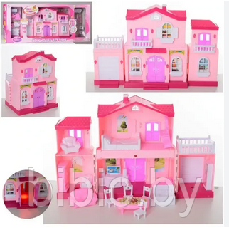 Домик для кукол, игровой кукольный набор для девочек, игрушечный дом куклы My New Home - фото 4 - id-p202053178