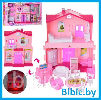 Домик для кукол, игровой кукольный набор для девочек, игрушечный дом куклы My New Home 6663