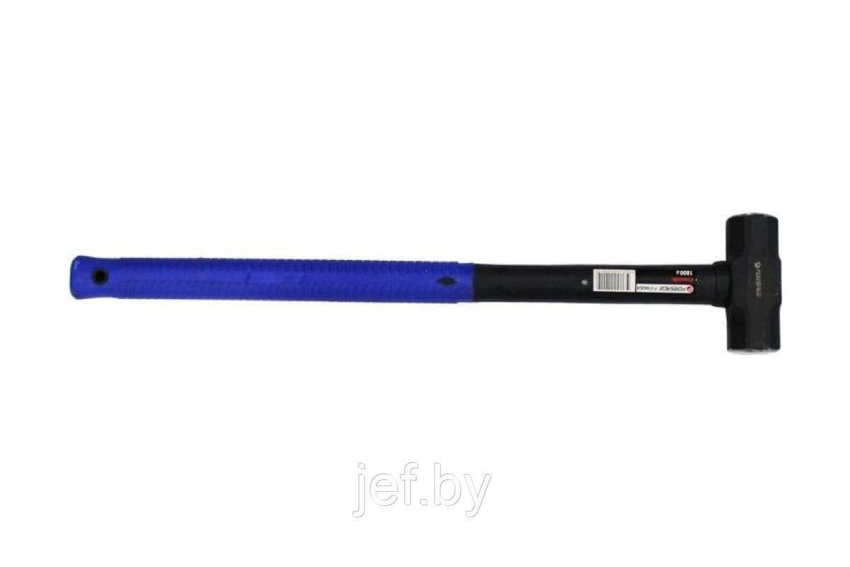 Кувалда с фиберглассовой ручкой и резиновой противоскользящей накладкой 2700г l-670мм FORSAGE F-3146LB24