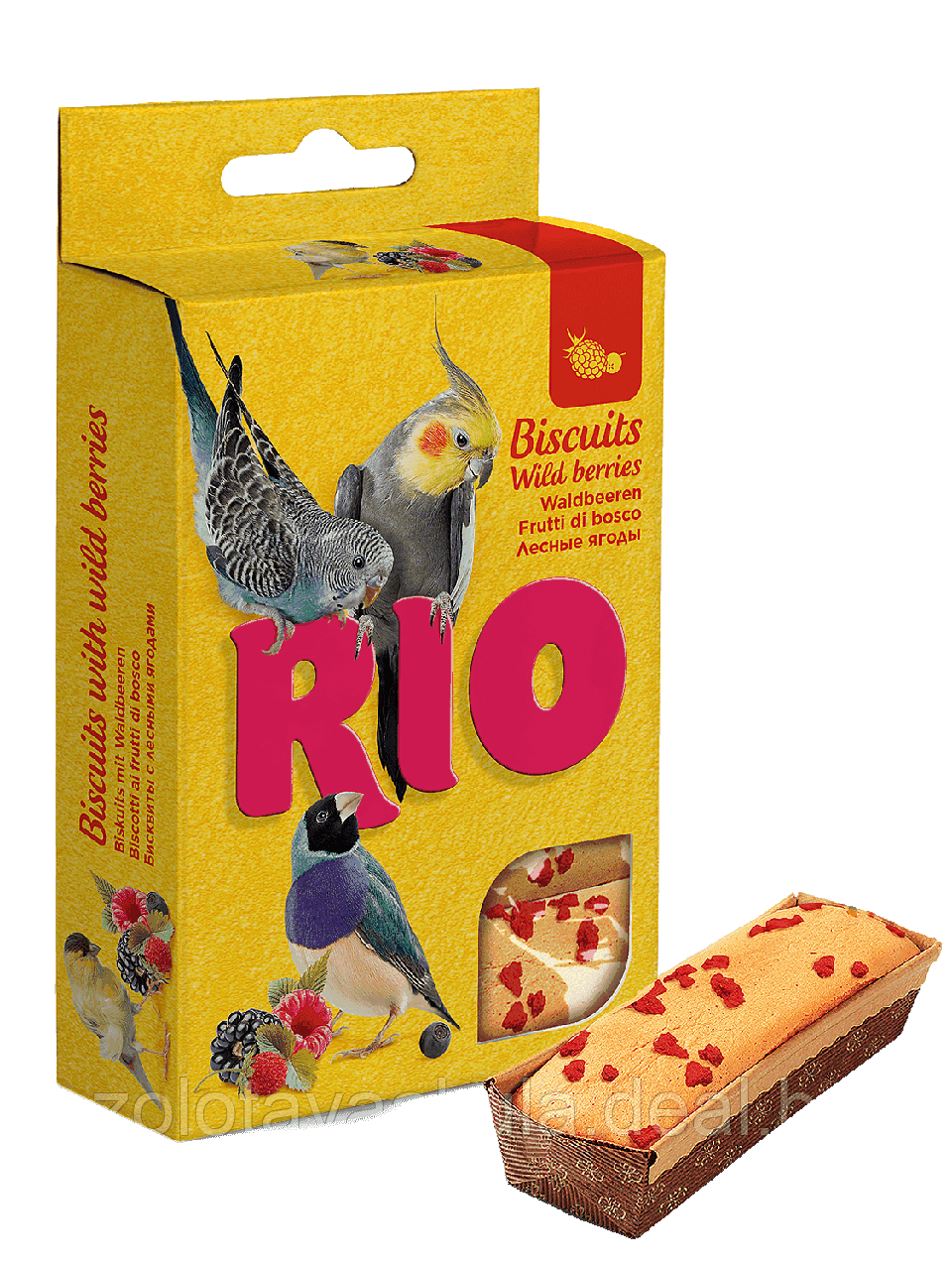 Бисквиты RIO для птиц с лесными ягодами, 35гр