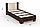Кровать односпальная Аврора-90 белый/ателье серый, фото 9