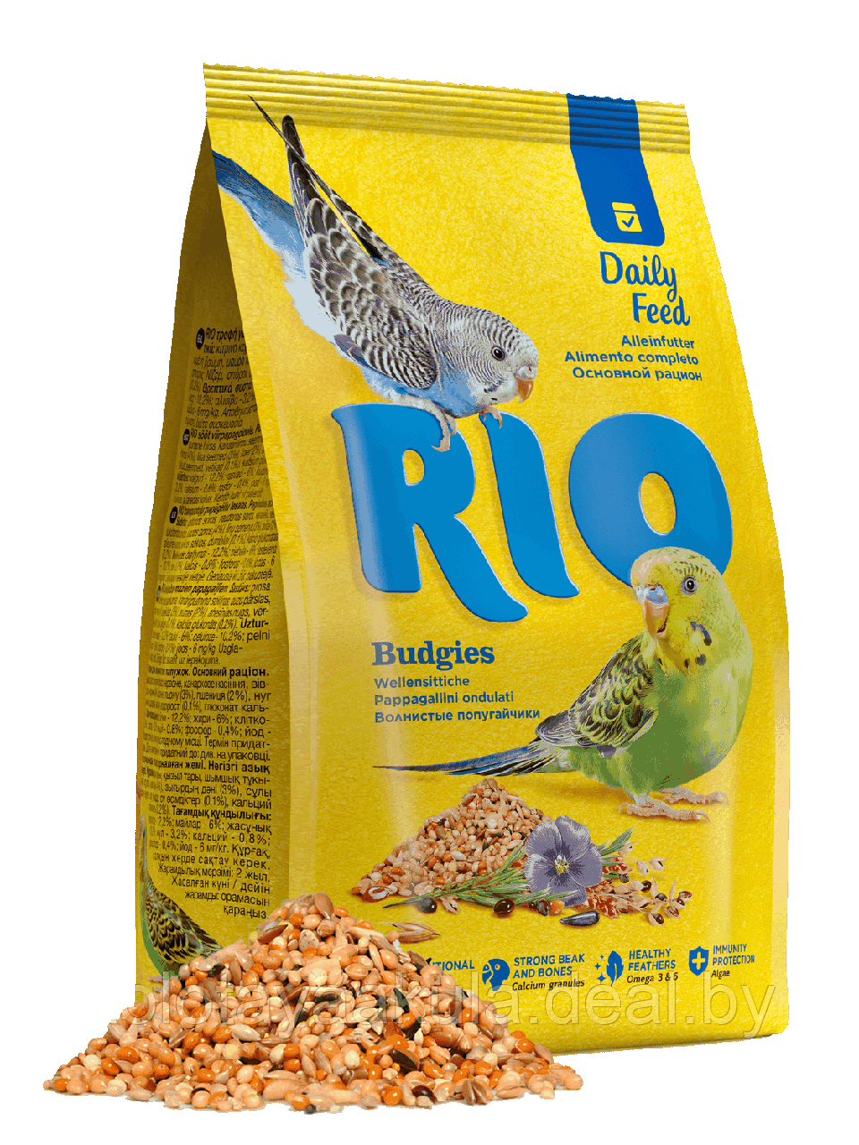 Корм RIO Budgies для волнистых попугаев, 1кг - фото 1 - id-p196620930