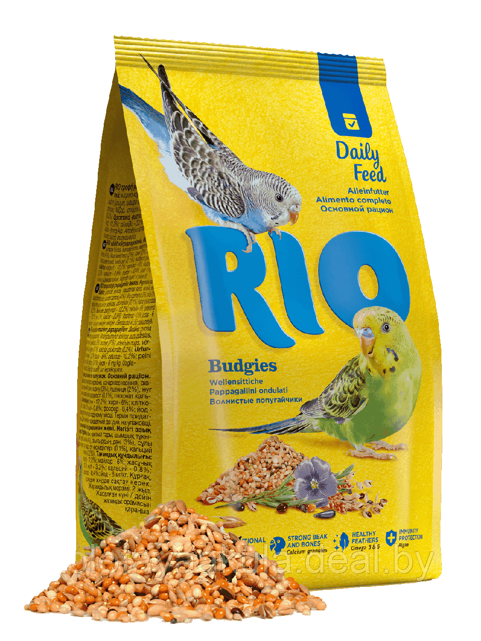 Корм RIO Budgies для волнистых попугаев, 500гр