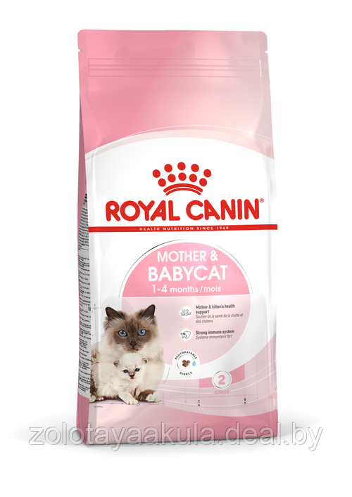 Корм ROYAL CANIN Mother&Baby Cat 4кг для котят 2-4 мес и кормящих кошек - фото 1 - id-p196621015