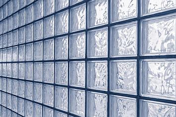Стеклоблоки SevesGlassBlock  "Волна", "Савона"  окрашенные внутри матовые 19x19x8 см
