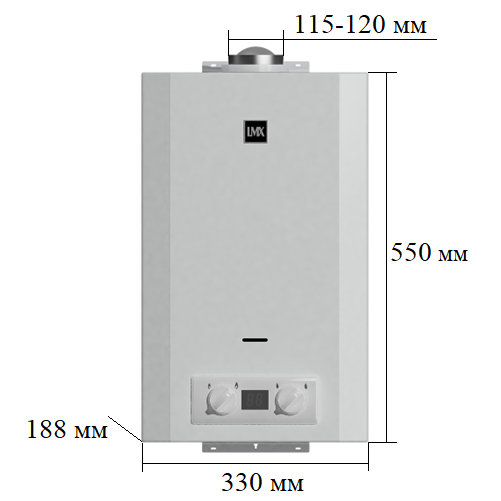 Газовая колонка Лемакс Classic- 20 - фото 1 - id-p202054952