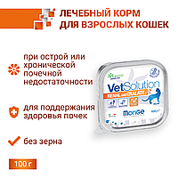 100гр Monge VetSolution Cat RENAL OXALATE Вет. диета для кошек, лечение МКБ оксалатного типа