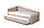 Кровать Белла с боковым щитом (сп. место 90х200/80х190 см.) ZMF, фото 2