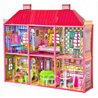 Домик для кукол 6983, игровой кукольный набор для девочек, игрушечный дом куклы Барби Barbie - фото 2 - id-p202055959