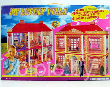 Домик для кукол 6983, игровой кукольный набор для девочек, игрушечный дом куклы Барби Barbie - фото 3 - id-p202055959