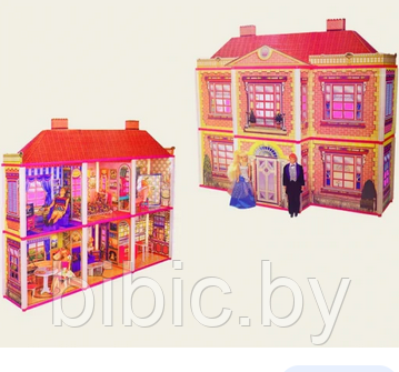 Домик для кукол 6983, игровой кукольный набор для девочек, игрушечный дом куклы Барби Barbie - фото 4 - id-p202055959