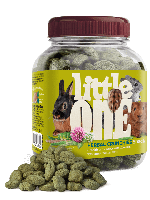 Лакомство Little One Herbal Crunchies Snack Травяные подушечки для всех грызунов, 100гр