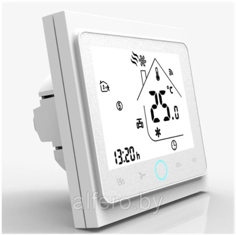 Терморегулятор Smart Life AC 603H-WIFI с управлением по Wi-fi белый - фото 5 - id-p202060136