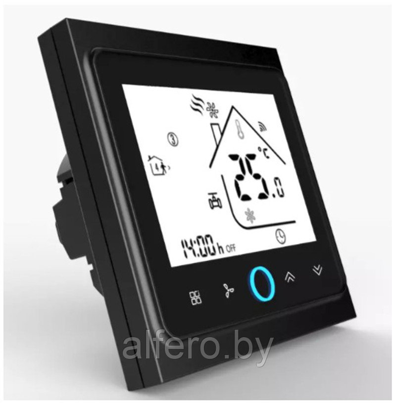 Терморегулятор Smart Life AC 603H-B-WIFI с управлением по Wi-fi черный - фото 5 - id-p202060137