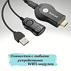 Медиаплеер ресивер WiFi в HDMI AnyCAST M9 Plus для просмотра видео со смартфона на Телевизор Display Dongle, фото 8