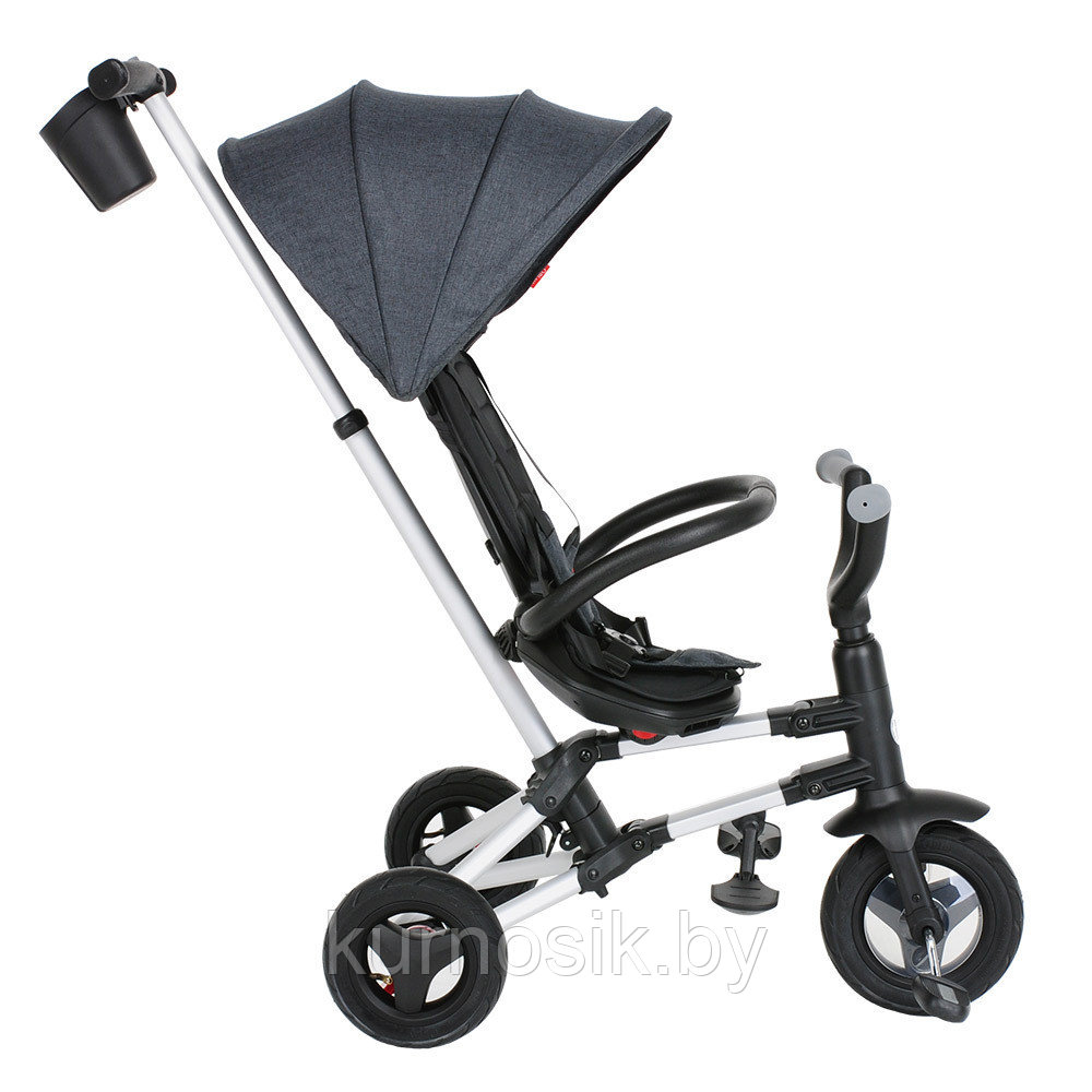 Детский велосипед трехколесный складной QPlay Nova / S700 Black/Черный - фото 5 - id-p202068335