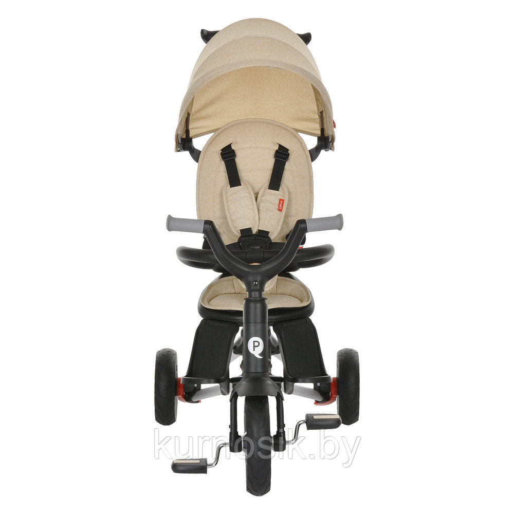 Детский велосипед трехколесный складной QPlay Nova / S700 Beige/Бежевый - фото 2 - id-p202069428