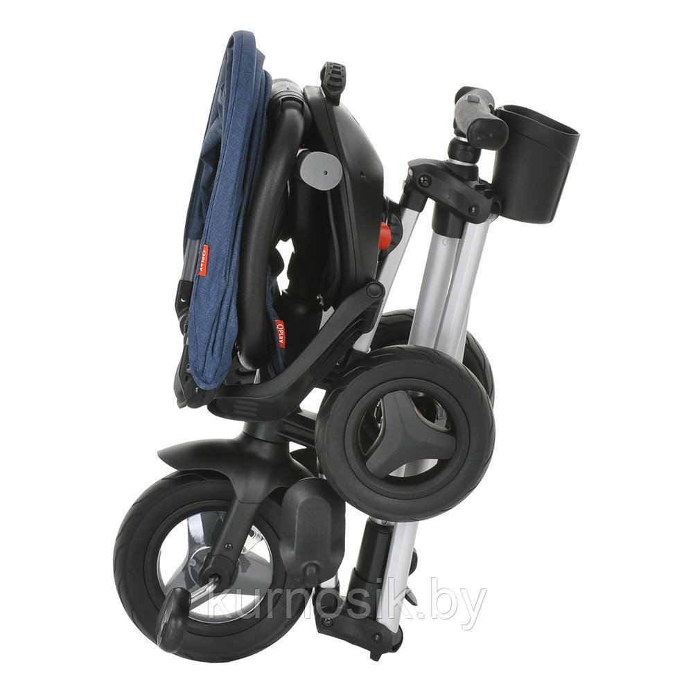 Детский велосипед трехколесный складной QPlay Nova / S700 Blue/Синий - фото 7 - id-p202069904